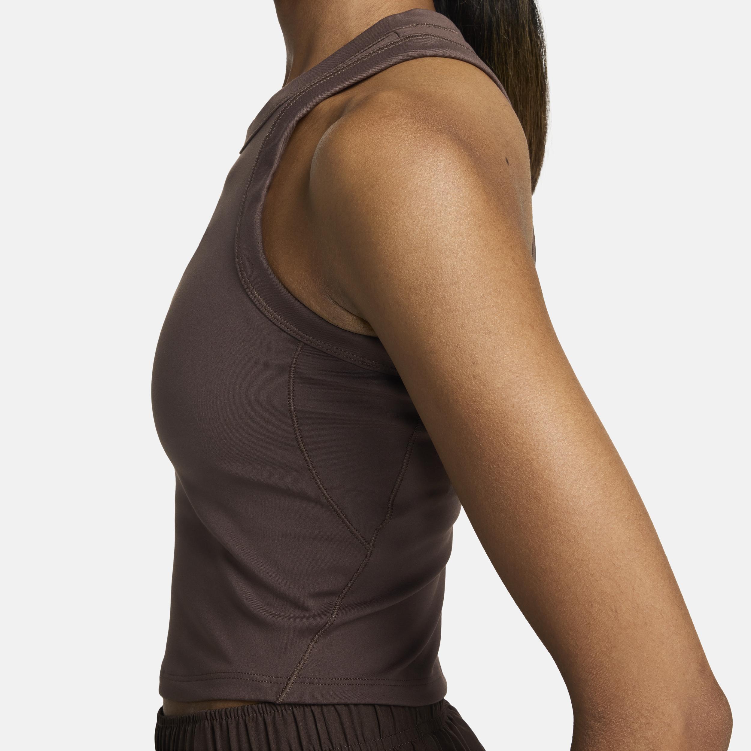 Nike Women's One Fitted Dri-FIT Cropped Tank Top Product Image