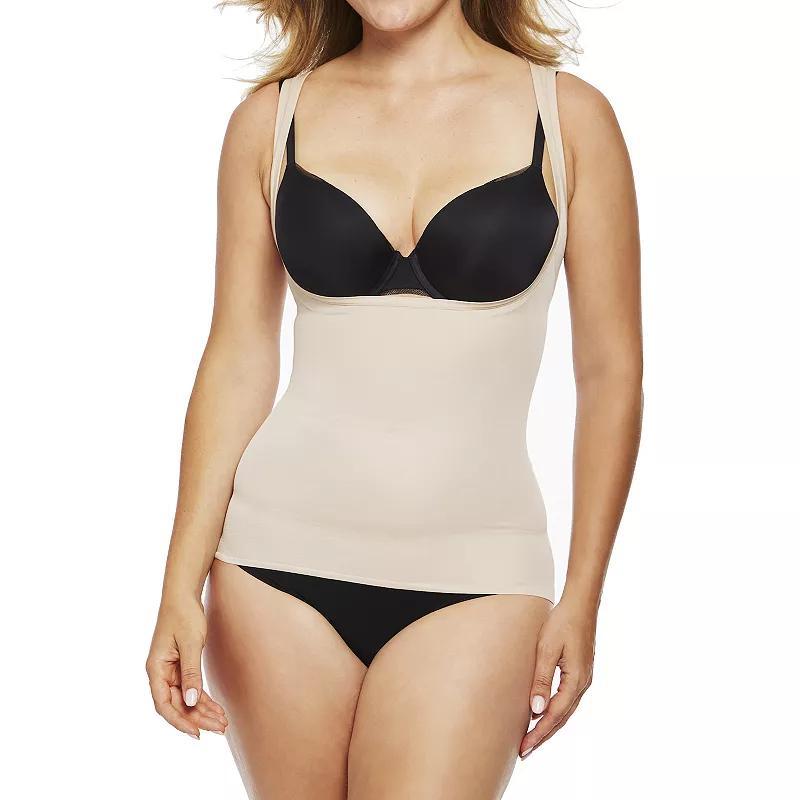 Naomi & Nicole Firm Control Shapewear Unbelievable Comfort Step-In Torsette Camisole 771, Womens Product Image