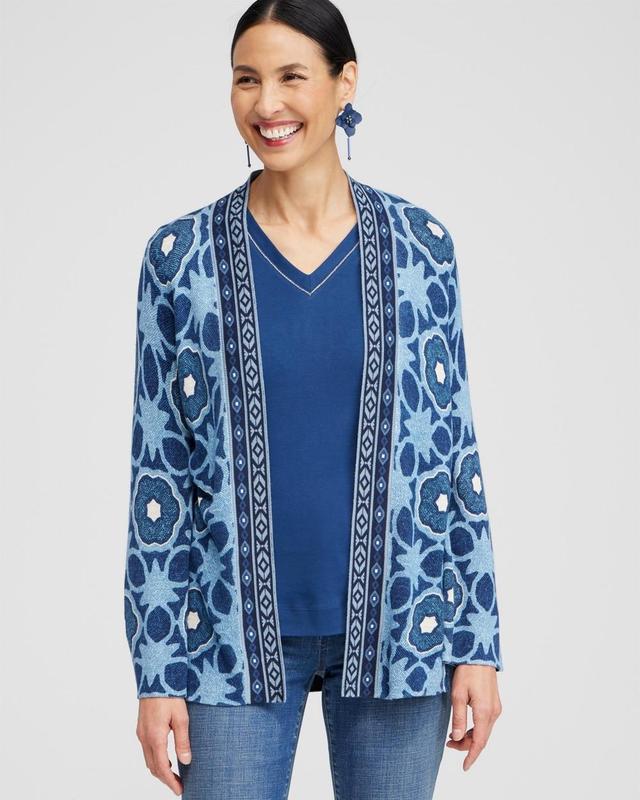 Chico's Women's  Double Knit Cardigan Sweater Product Image