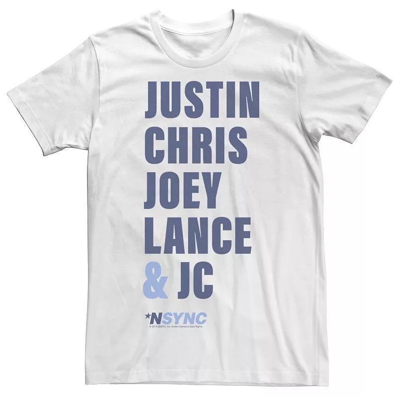 Mens NSYNC Name Stack Tee Product Image