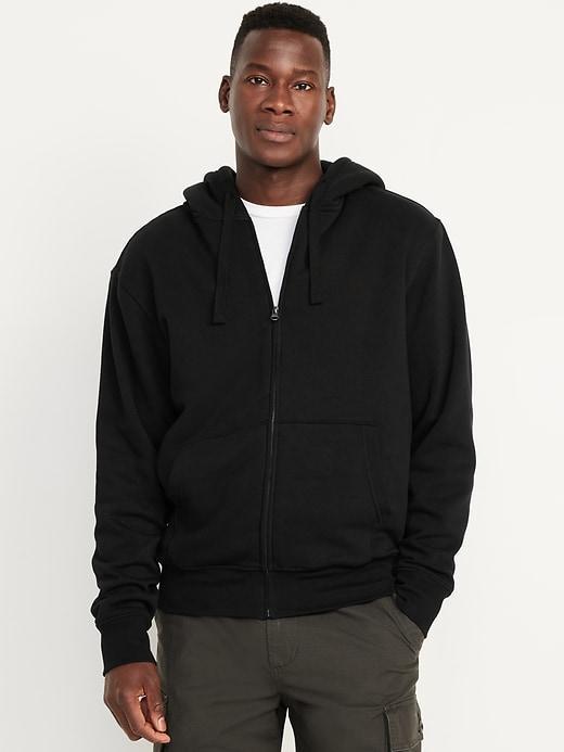 Sherpa-Lined Zip Hoodie Product Image