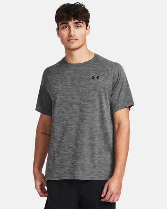 Mens UA Tech Textured Short Sleeve Product Image