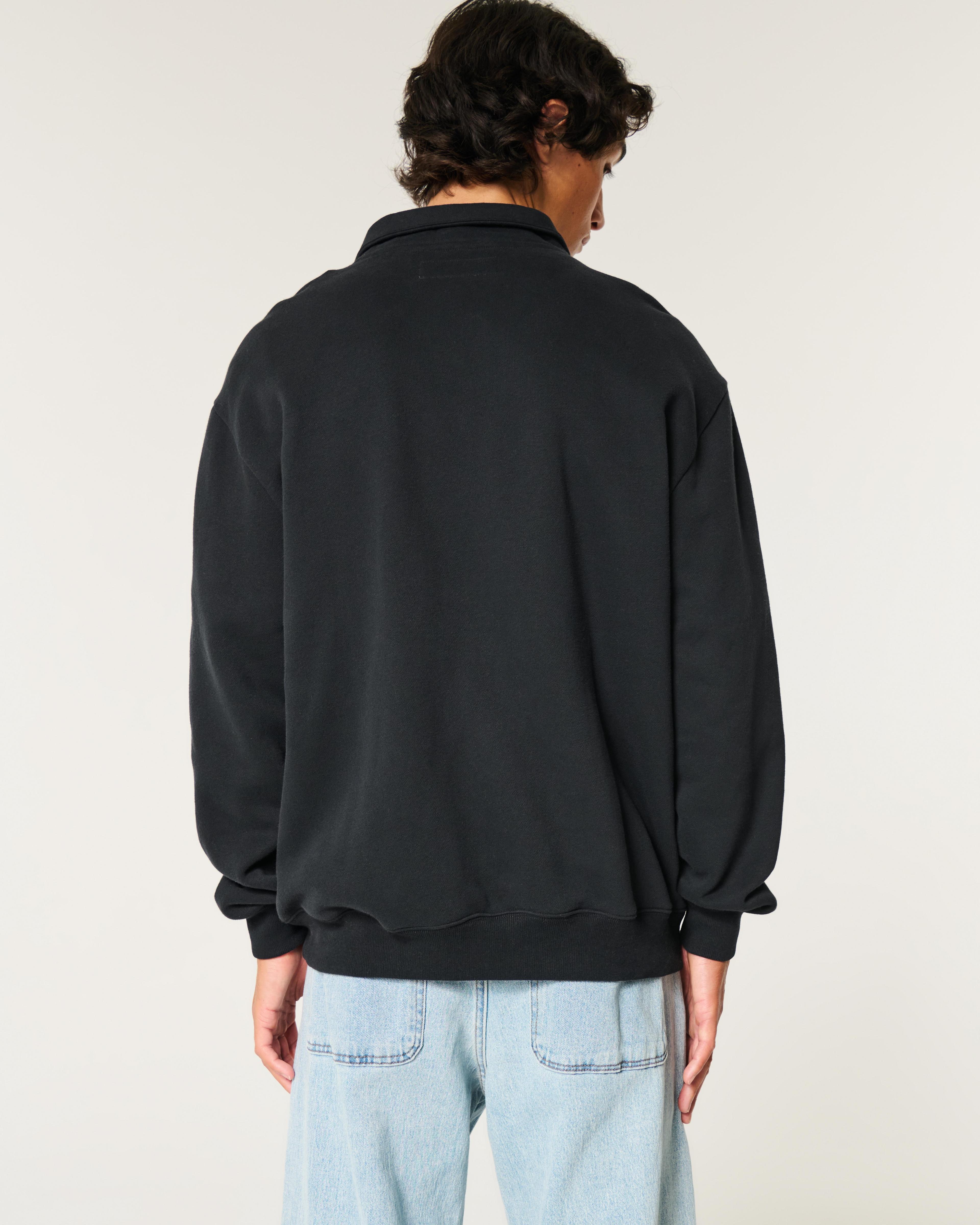 Relaxed Half-Zip Logo Sweatshirt Product Image