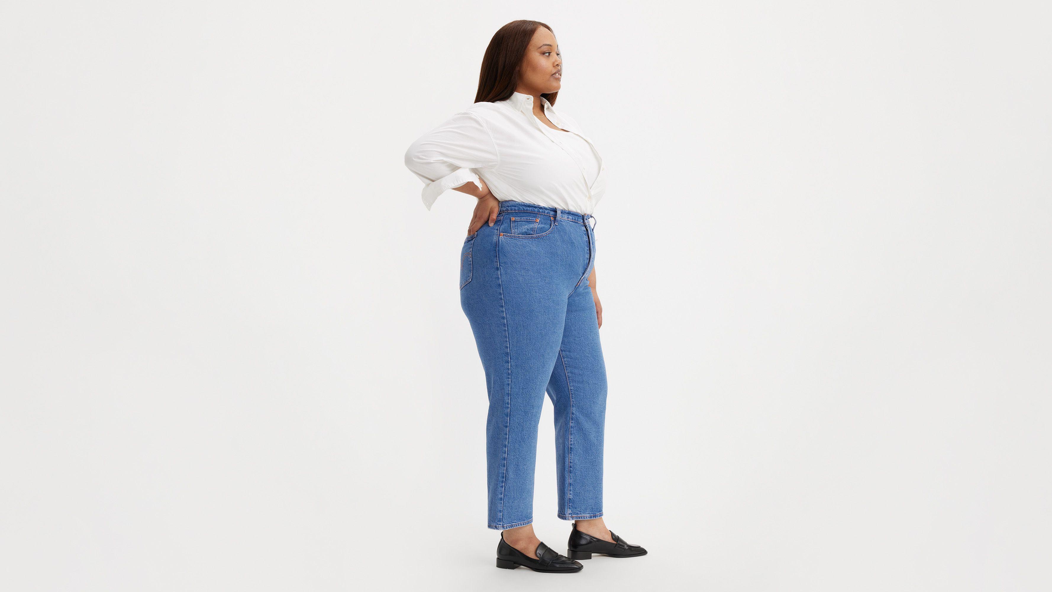 Ribcage Straight Ankle Women's Jeans (Plus Size) Product Image