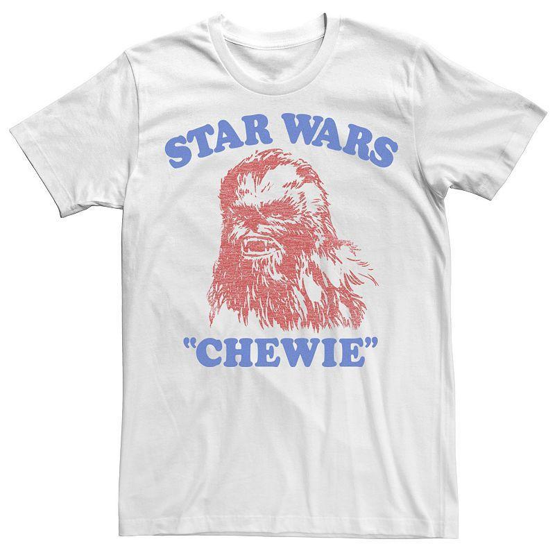 Mens Star Wars Chewie Vintage Portrait Tee Product Image