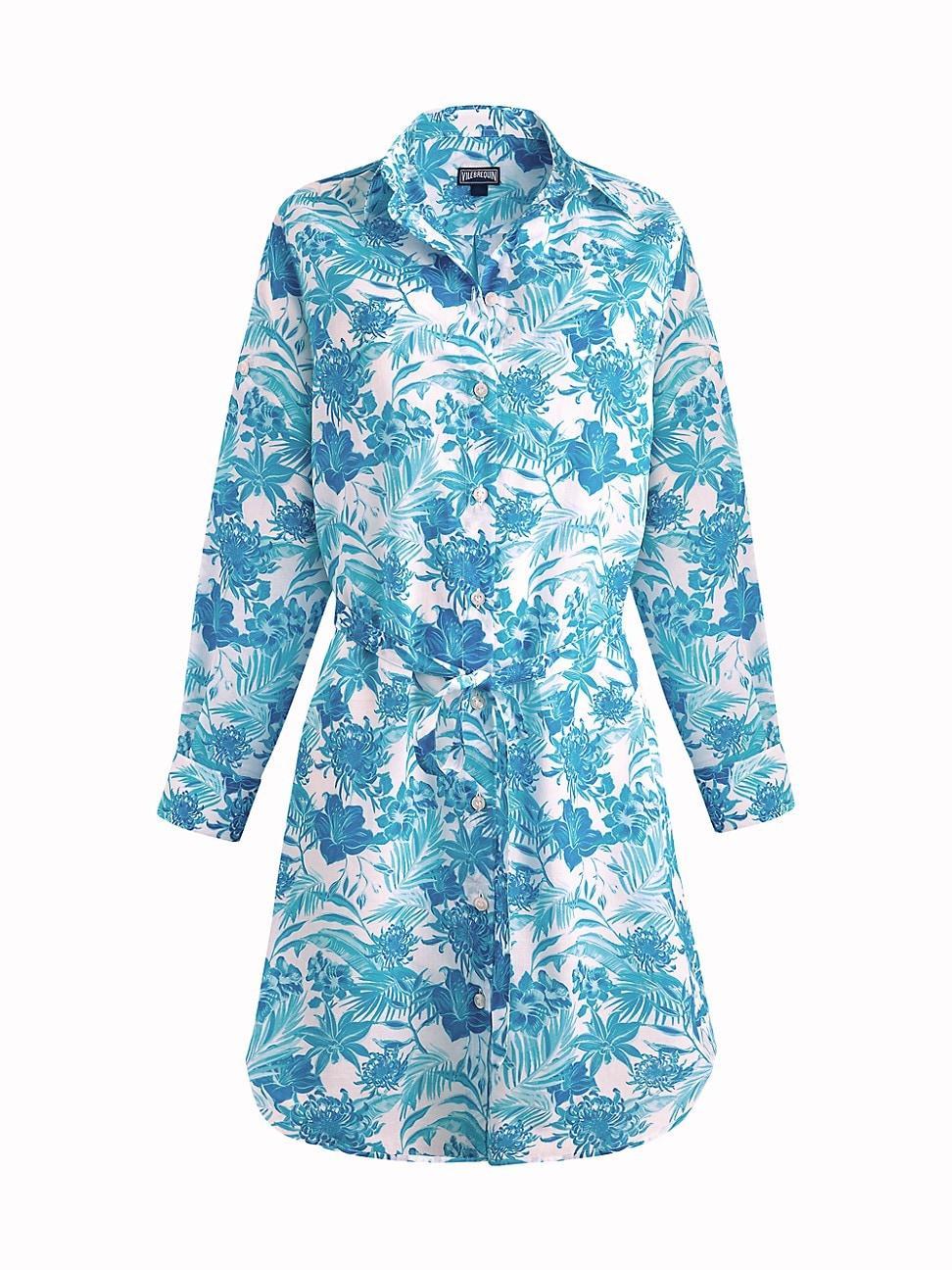 Vilebrequin Tahiti Flower Printed Cover Up Dress Product Image