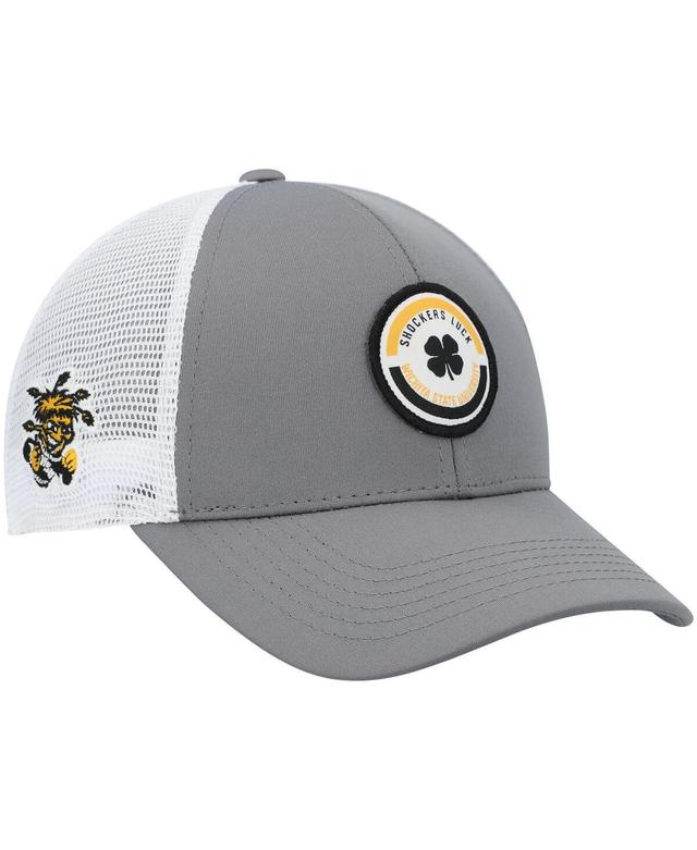 Mens Gray Wichita State Shockers Motto Trucker Snapback Hat - Gray Product Image