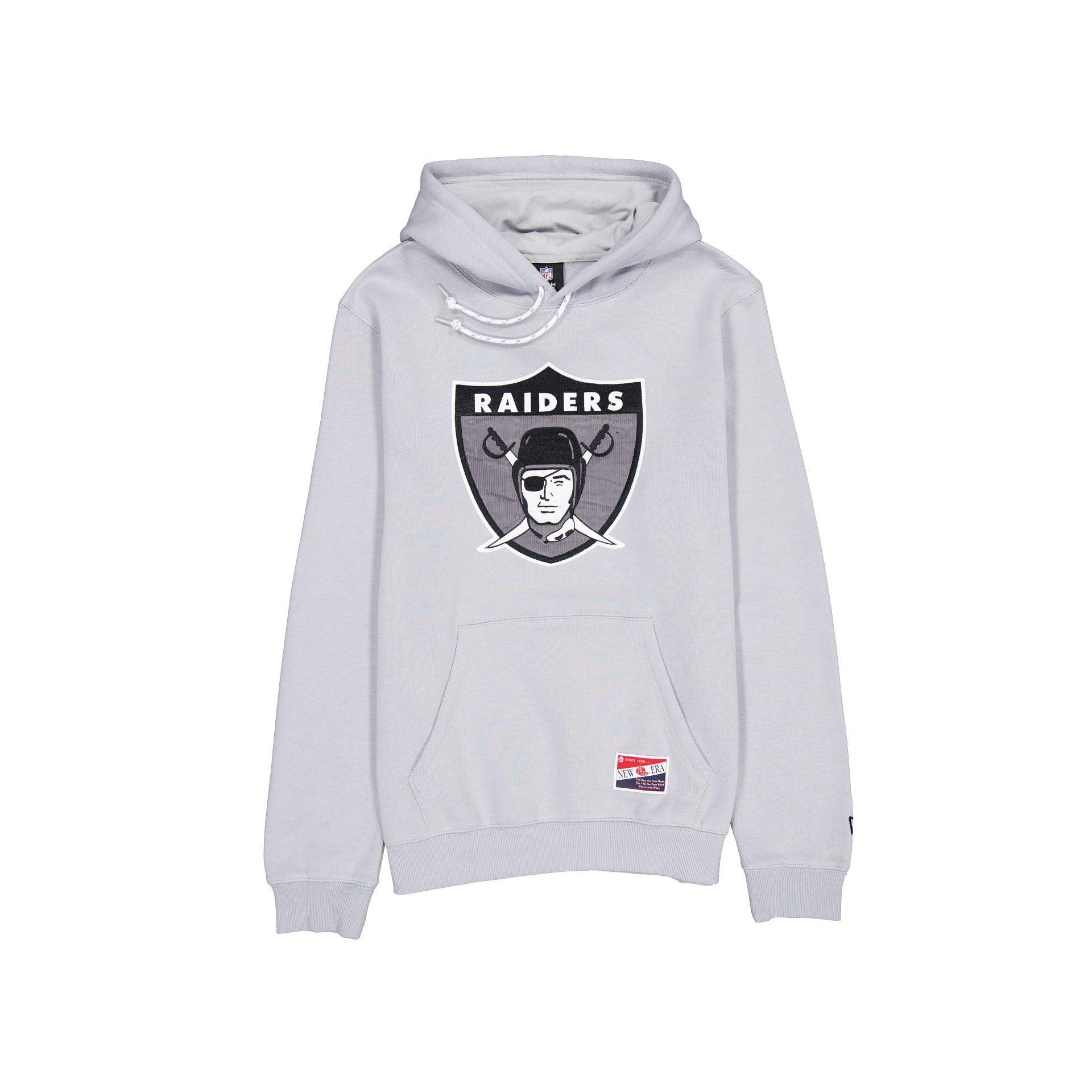 Las Vegas Raiders Throwback Gray Hoodie Male Product Image