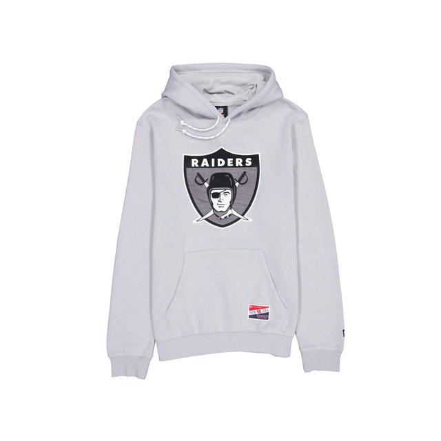 Las Vegas Raiders Throwback Gray Hoodie Male Product Image