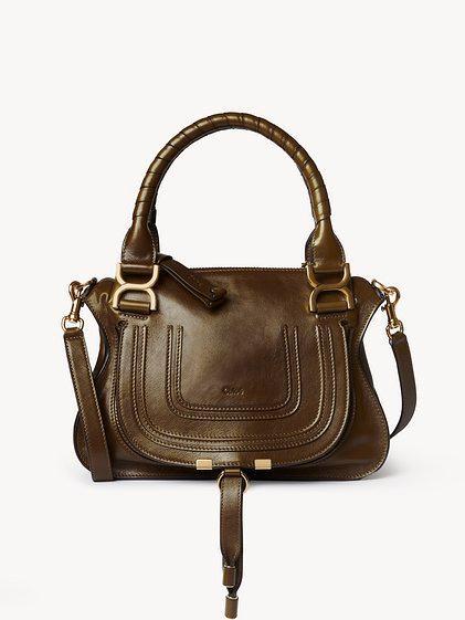 Small Marcie bag in shiny leather Product Image