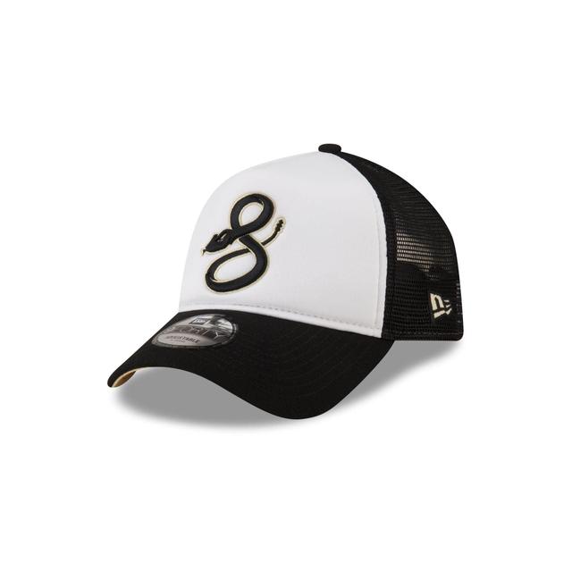 Arizona Diamondbacks White Crown 9FORTY A-Frame Trucker Hat Male Product Image