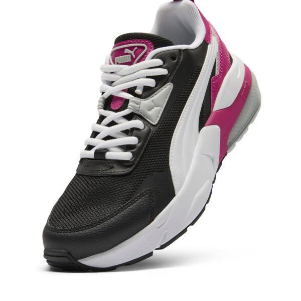 PUMA Vis2K Women's Sneaker in Black/White/Magenta Gleam Product Image