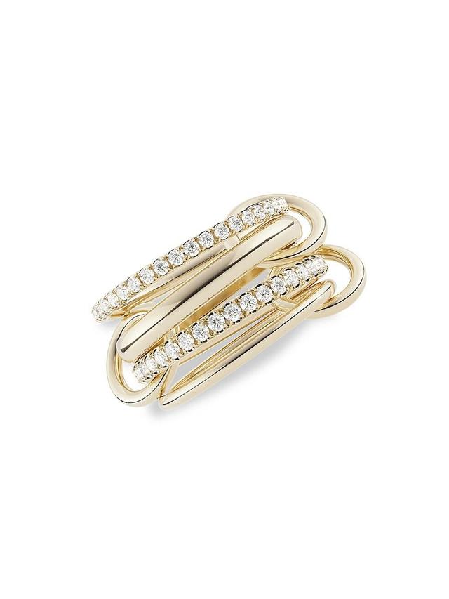 Womens Galaxy Polaris 18K Yellow Gold & Diamond Ring Product Image