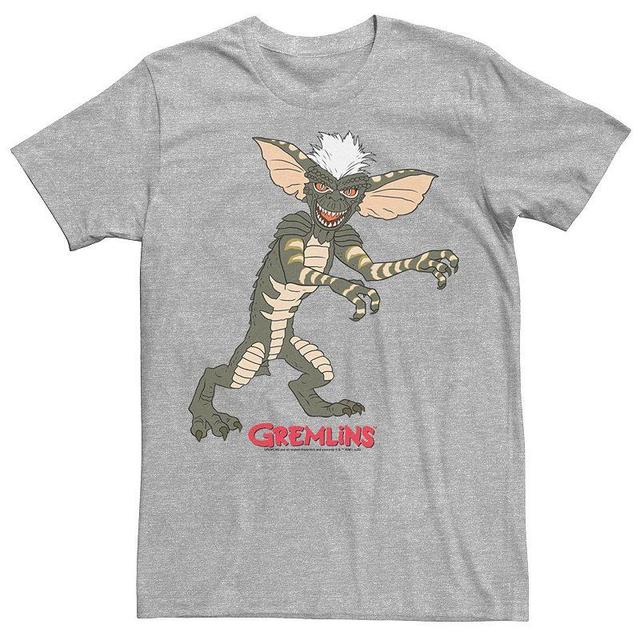 Mens Gremlins Stripe Big Portrait Tee Med Grey Product Image