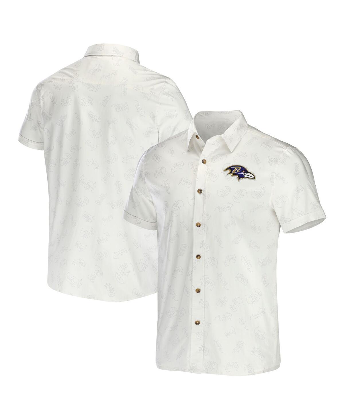 Mens NFL x Darius Rucker Collection by Fanatics Cleveland Browns Woven Button-Up T-Shirt Product Image