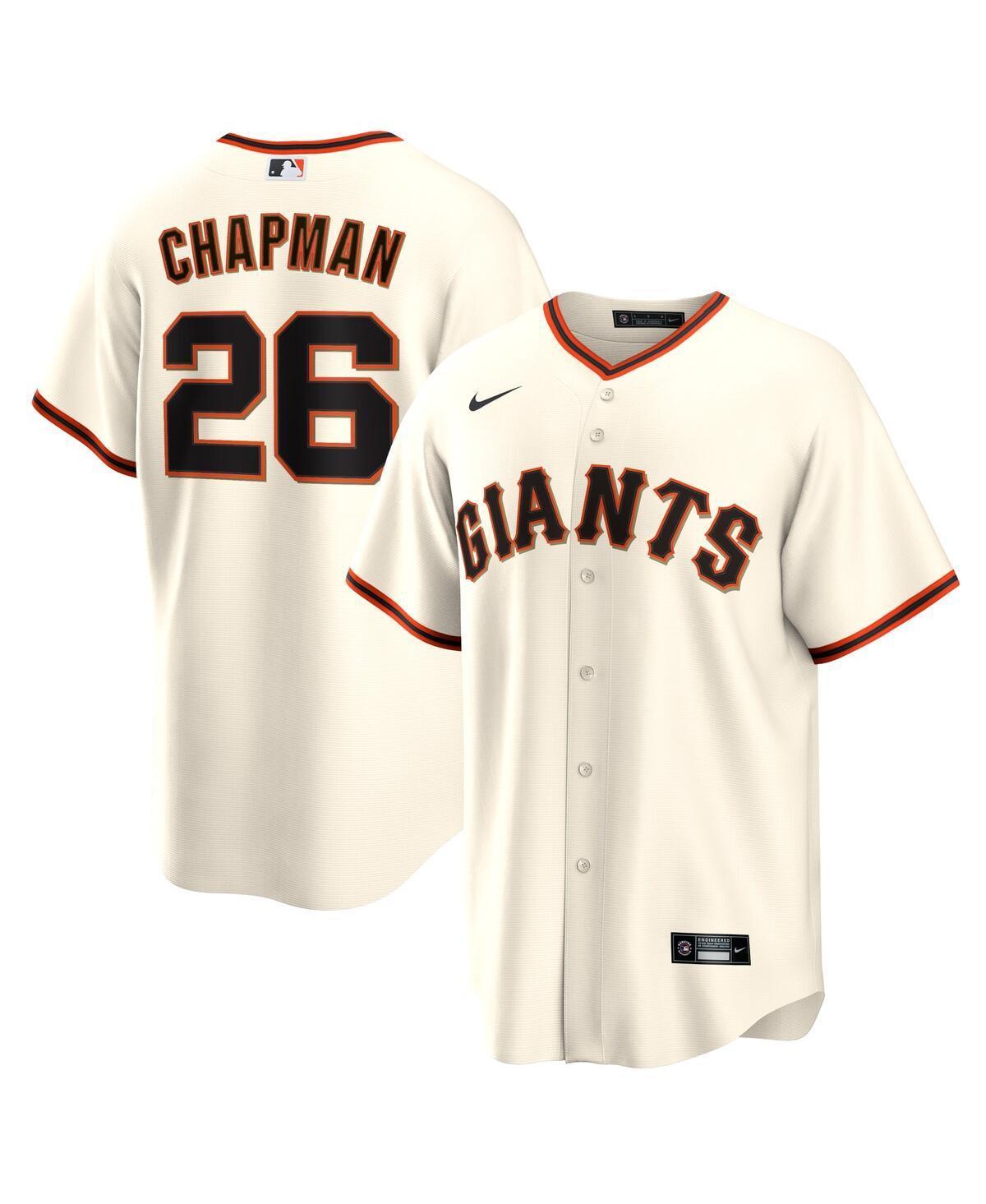 Nike Mens Matt Chapman Cream San Francisco Giants Home Replica Jersey - Cream Product Image