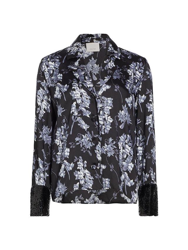 Womens Coastal Floral Phoebe Top Product Image