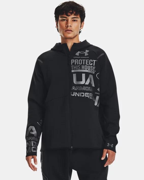 Men's UA Unstoppable Fleece Graphic Full-Zip Product Image