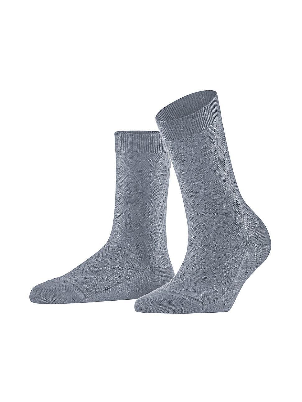 Womens New Prep Cotton-Blend Crew Socks Product Image