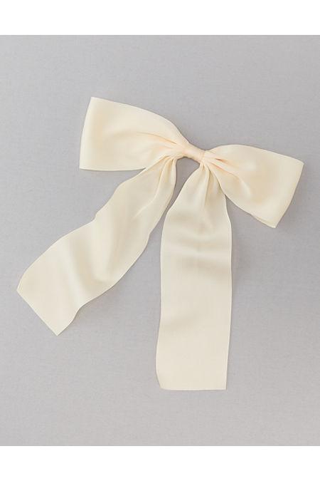 AE Drapey Satin Bow Clip Womens Product Image