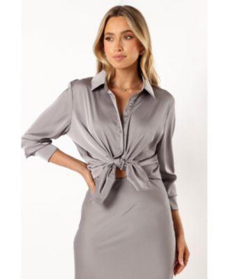 Women's Narissa Satin Shirt Product Image