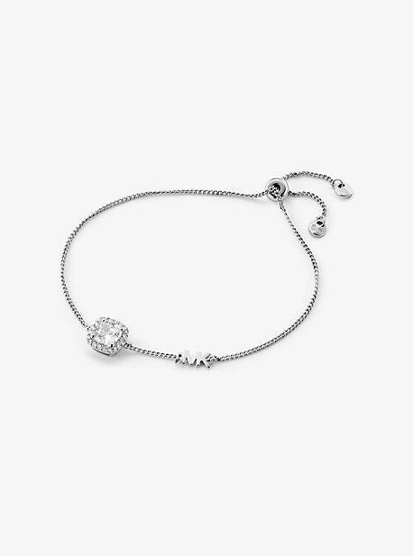 Sterling Pavé Halo Slider Bracelet Product Image