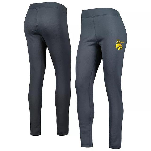 Womens Concepts Sport Charcoal Iowa Hawkeyes Upbeat Sherpa Leggings Product Image