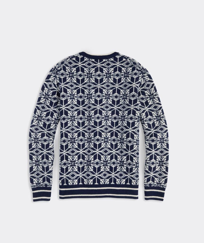 Merino Wool Nordic Fair Isle Sweater Product Image