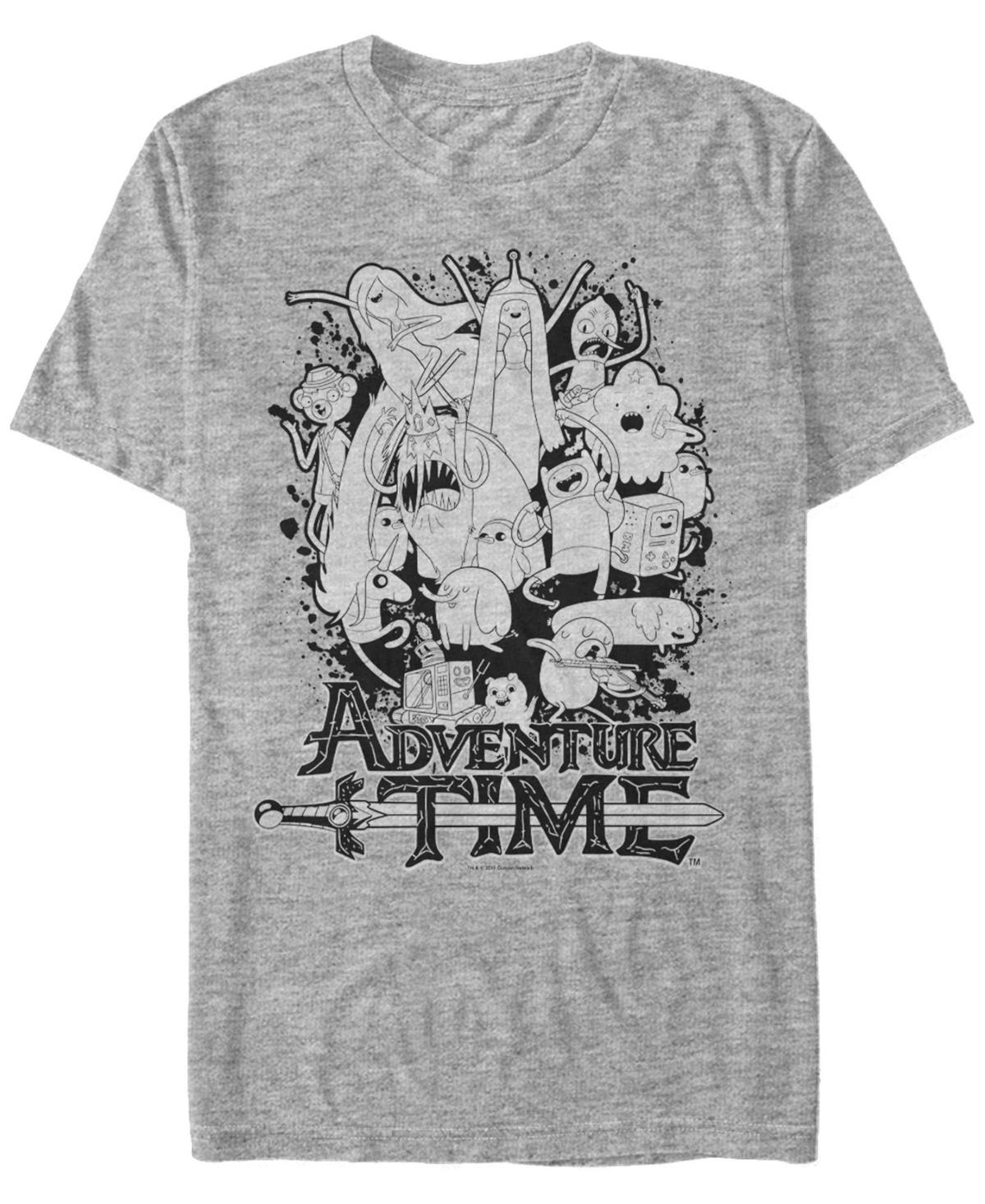 Fifth Sun Mens Adventure Time Ink Group Short Sleeve T-shirt Product Image