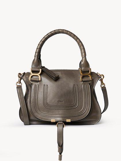 Small Marcie bag in shiny leather Product Image