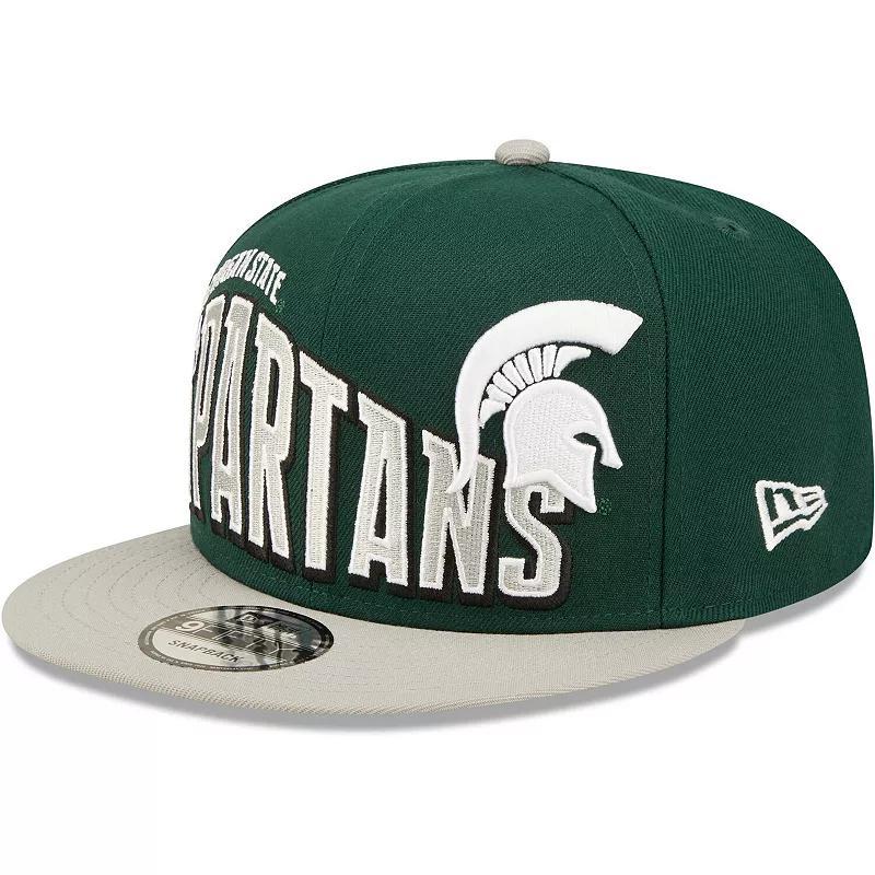 Mens New Era Michigan State Spartans Two-Tone Vintage Wave 9FIFTY Snapback Hat Product Image