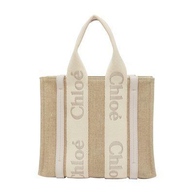 Small Woody Tote Bag In Grey Product Image