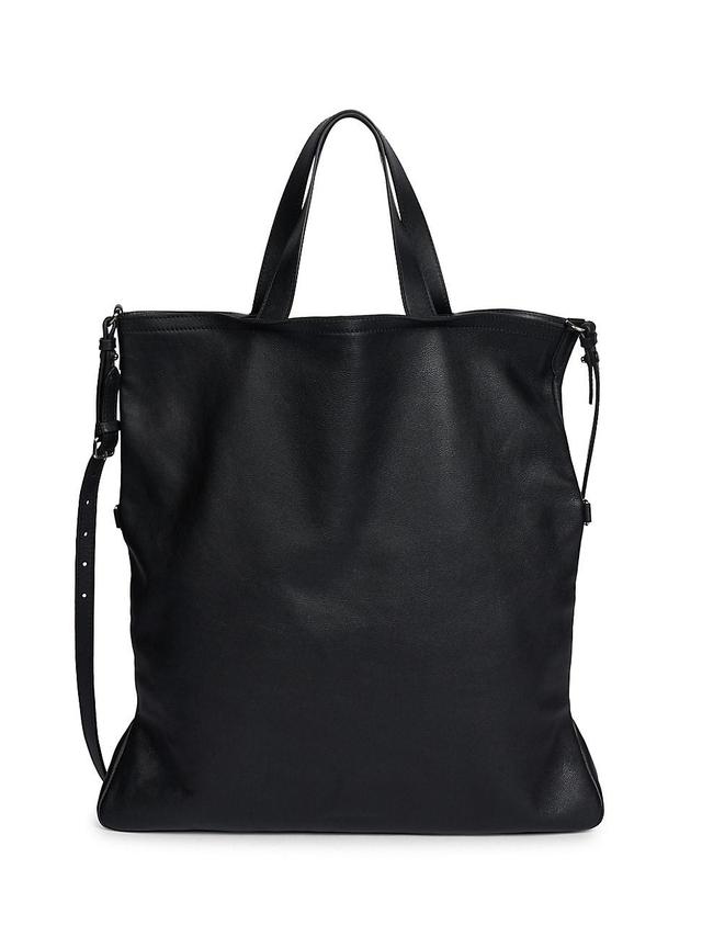 Mens Leather Shopper Tote Bag Product Image