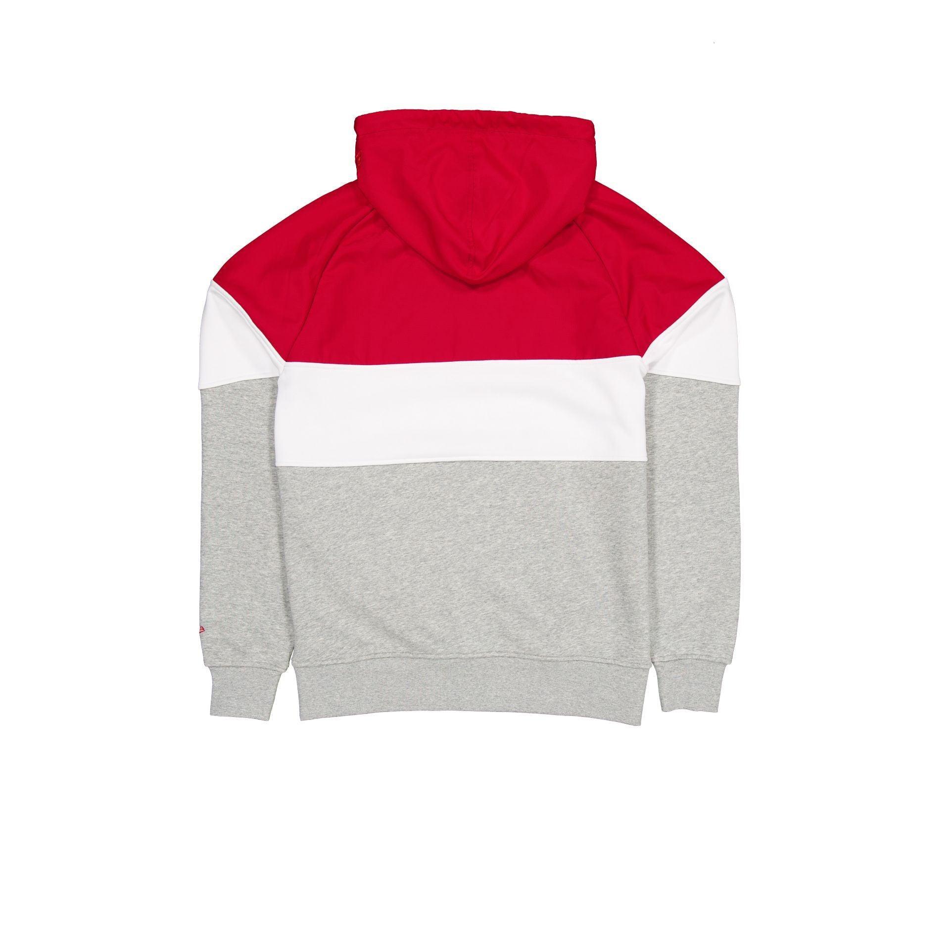 Kansas City Chiefs Throwback Color Block Hoodie Male Product Image