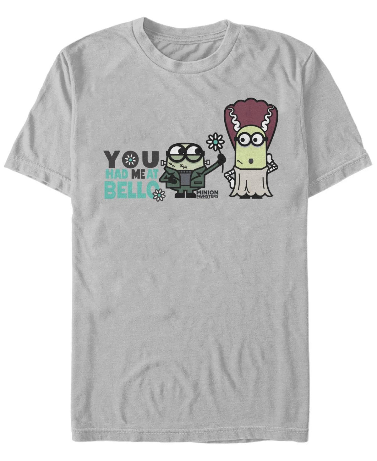 Despicable Me Mens Minions You Had Me At Bello Halloween Short Sleeve T-Shirt Product Image