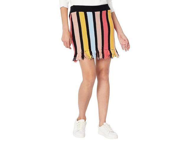 English Factory Stripe Knit Skirt (Multi) Women's Skirt Product Image