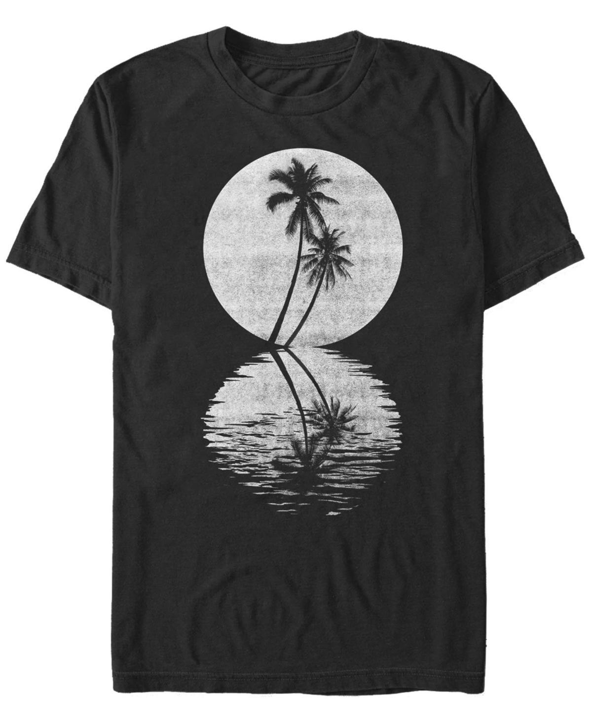 Fifth Sun Mens Generic Additude Palm Moon Short Sleeves T-shirt Product Image