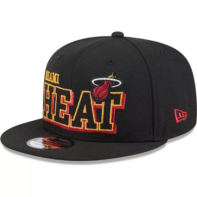 Mens New Era Miami Heat Gameday 59FIFTY Snapback Hat Product Image