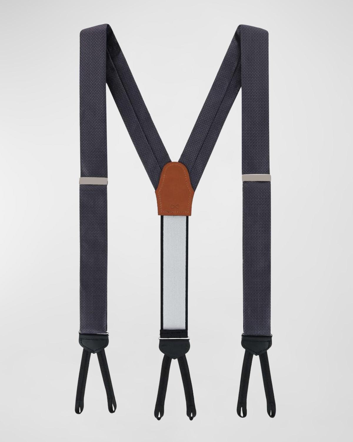 Trafalgar The Monte Bello Jacquard Silk Suspenders Product Image