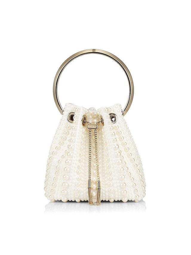 Womens Bon Bon Faux Pearl Top Handle Bag Product Image