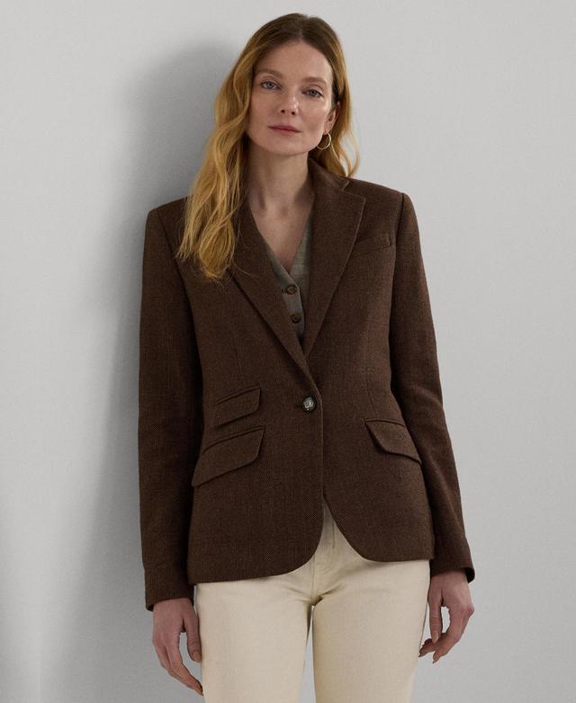 Lauren Ralph Lauren Womens One-Button Blazer Product Image