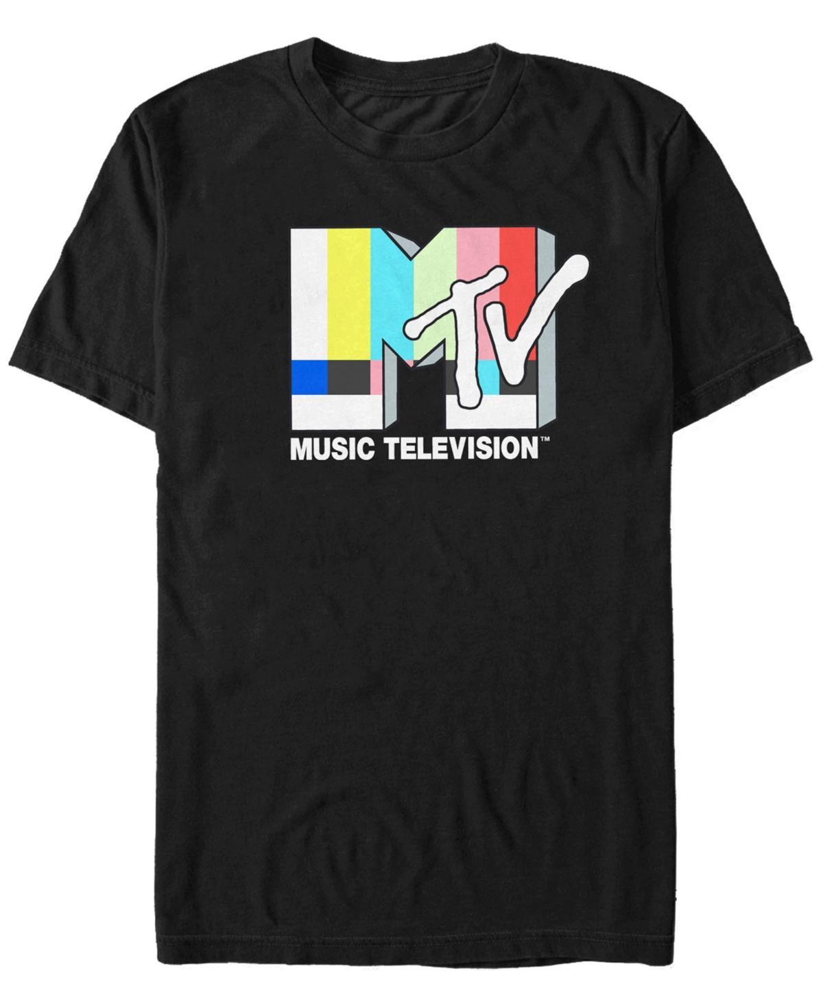 Mens MTV Retro TV Signal Out Logo Tee Product Image