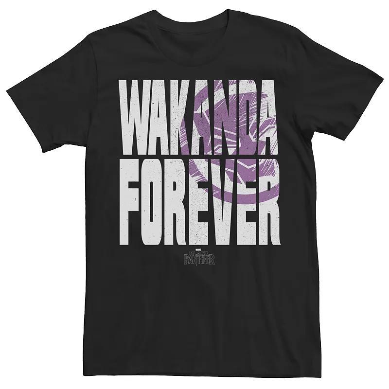 Mens Marvel Panther Wakanda Stands Graphic Tee Product Image