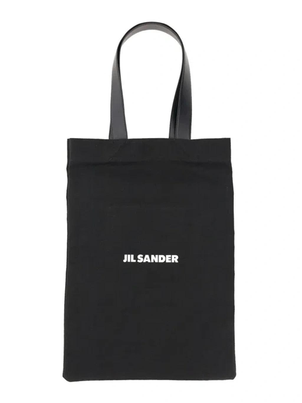 JIL SANDER Tote Bag With Logo In Black Product Image