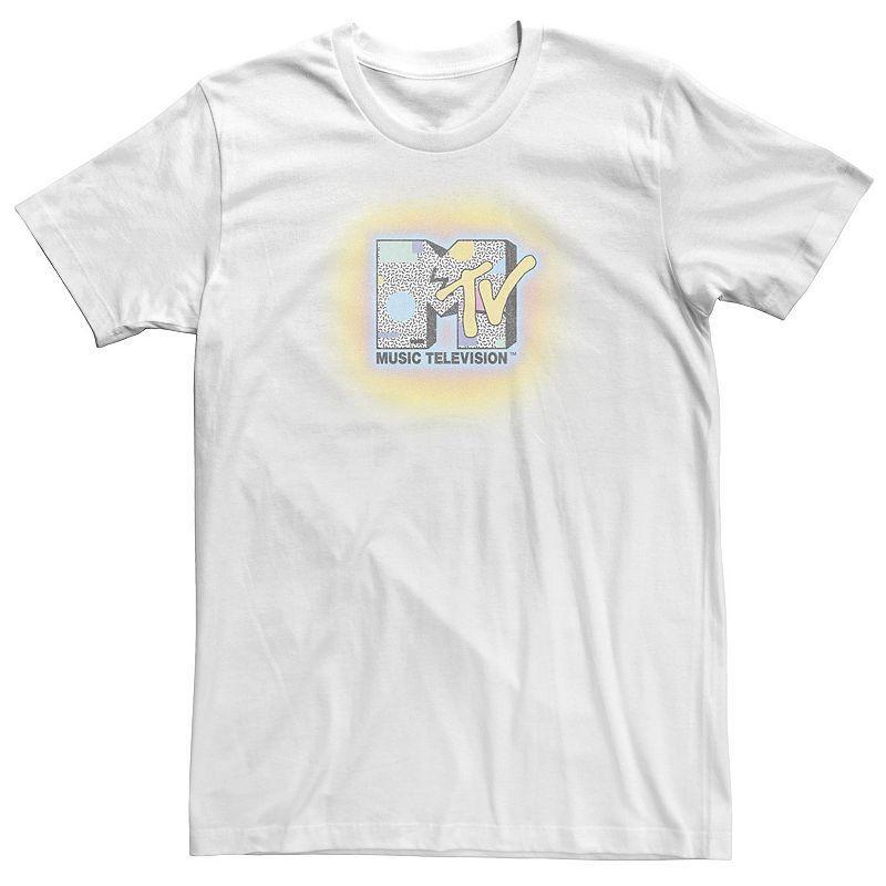 Mens MTV Faded Retro Abstract Logo Short Sleeve Tee Product Image