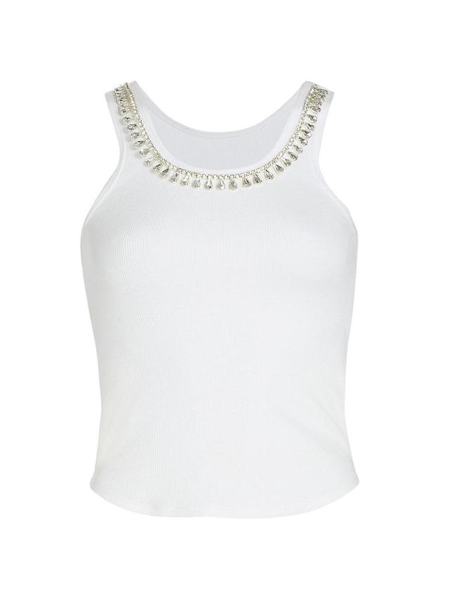 Womens Matchmaker Embellished Tank Top Product Image