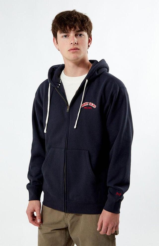 Dark Seas Men's Salud Heavyweight Full Zip Hoodie Product Image