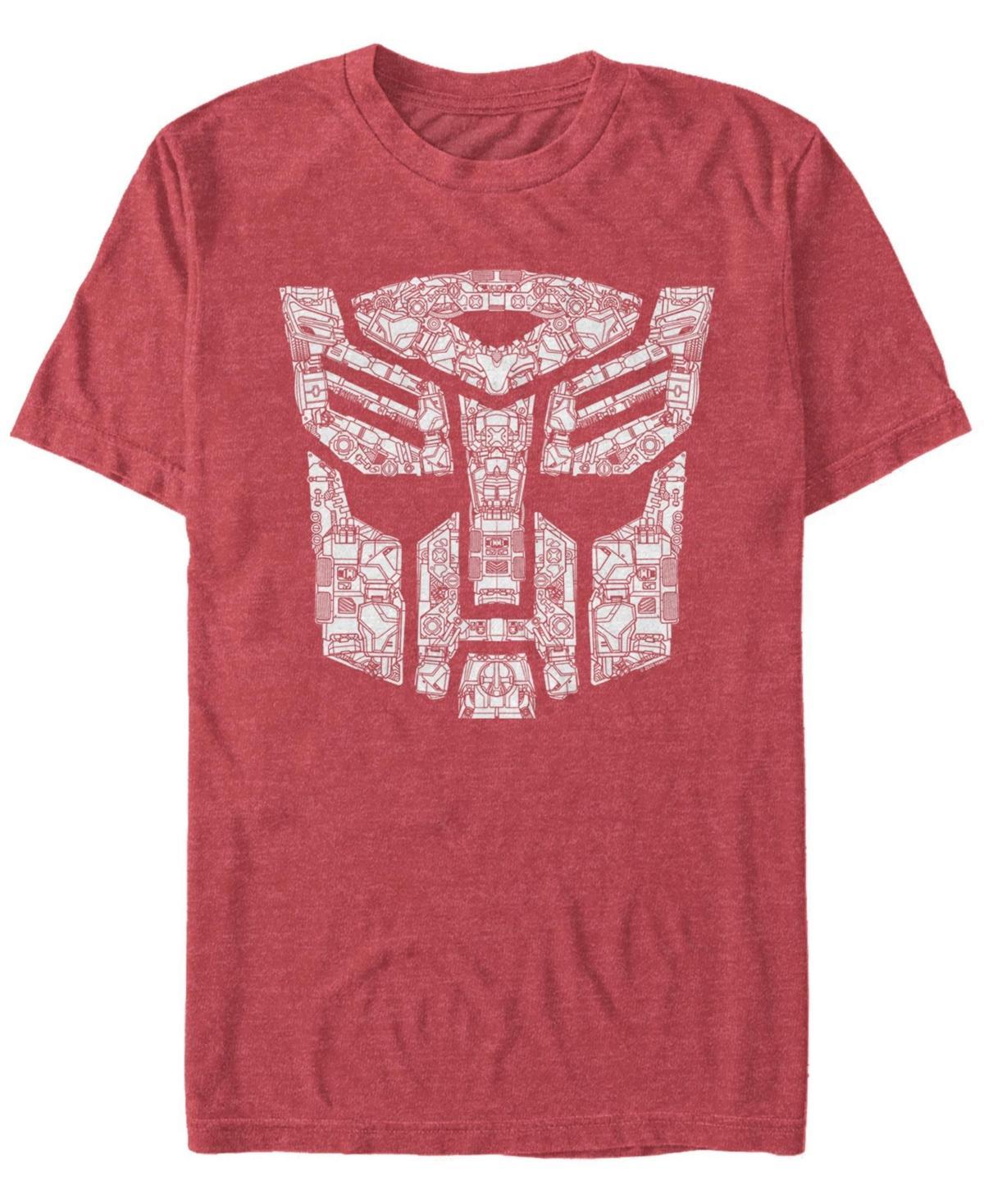 Fifth Sun Mens Autobot Symbol Short Sleeve Crew T-shirt Product Image