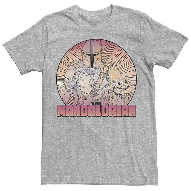 Mens Star Wars The Mandalorian The Child Gradient Line Art Tee Product Image