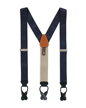 Trafalgar Mens Hudson Solid Button End Suspenders Product Image